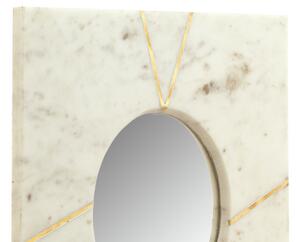 Oglindă cu rama din marmura alba Dexter 41x41x2 cm