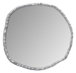 Oglindă cu rama din aluminiu argintie Duke 75x75x3 cm