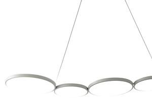 Lustră LED pe cablu OLYMPIA 5xLED/10W/230V gri