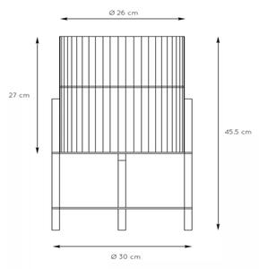 Lampă de masă Lucide 03540/01/72 JANTINE 1xE27/40W/230V