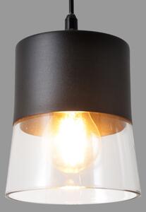 Lustră pe cablu FERGIE 1xE27/15W/230V neagră