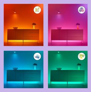 SET 2x bec LED RGBW dimabil WiZ C37 E14/4,9W/230V 2200-6500K Wi-Fi