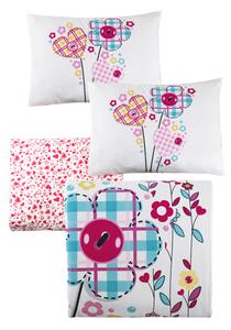 Set de pat pentru copii Flower Ranforce Multicolor