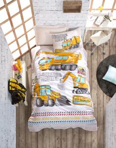Set lenjerie de pat pentru tineret Tracke Ranforce multicolor