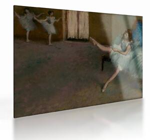 Tablou pe sticlă - Edgar Degas, Before the Ballet, reproducere (70x50 cm)
