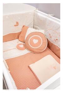 Romantic Baby (75 x 115) Set lenjerie de pat pentru copii alb roz