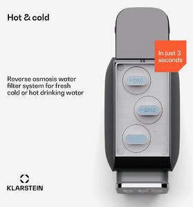 Klarstein AquaLine 3L, purificator de apă, filtrare în 5 trepte, volum 3 l, 6 temperaturi ale apei, alb