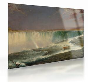 Tablou pe sticlă - Frederic Edwin Church, Niagara, reproducere (70x50 cm)