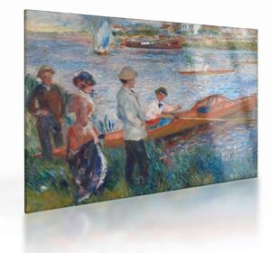 Tablou pe sticlă - Auguste Renoir, Oarsmen at Chatou, reproducere (70x50 cm)