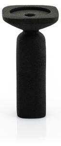 Suport de lumanare Squand 9,6x9,6x18 cm negru