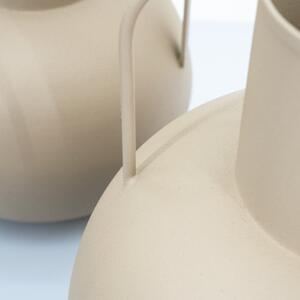 Vaza de ceramica Clopot medie maro deschis 30 cm