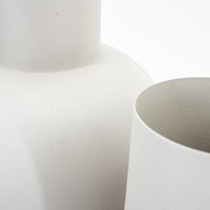 Vaza de ceramica Ola mare alba 43 cm
