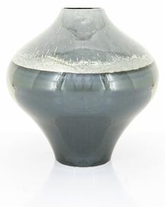 Vaza de ceamica Gliss medie gri 35 cm