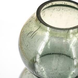 Vaza de sticla reciclata Viva mare verde 42 cm