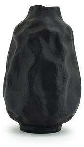 Vaza de aluminiu Dent mare neagra 37 cm
