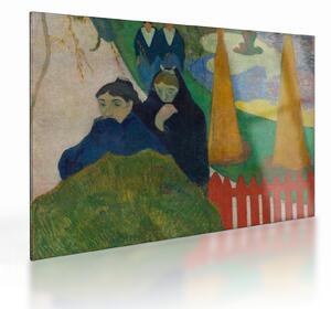 Tablou pe sticlă - Paul Gauguin, Arlésiennes (Mistral) , reproducere (70x50 cm)