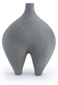 Vaza de aluminiu Momo mare gri 37 cm