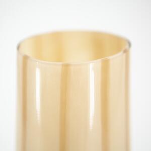 Vaza de sticla Niala bej 32,5 cm