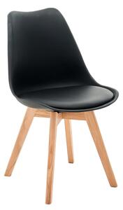 Scaun scandinav RIO Negru