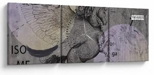 Tablou - Design (cu ceas) (90x30 cm)