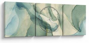 Tablou - Abstract cerneală 3 (cu ceas) (90x30 cm)