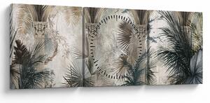 Tablou - Coloane (cu ceas) (90x30 cm)