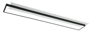 Brilagi - Plafonieră LED dimabilă OUTLINE LED/90W/230V 18x100 cm alb/negru +telecomandă