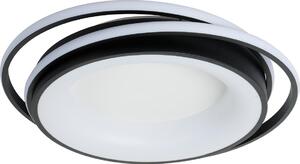 Brilagi - Plafonieră LED dimabilă IRIS LED/84W/230V 47x51 cm neagră + telecomandă