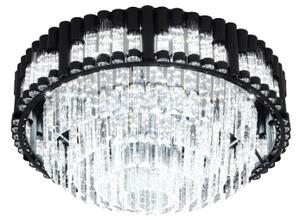 Brilagi - Plafonieră LED dimabilă CROWN LED/41W/230V diam. 48 cm neagră + telecomandă