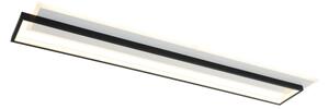 Brilagi - Plafonieră LED dimabilă OUTLINE LED/90W/230V 18x100 cm alb/negru +telecomandă