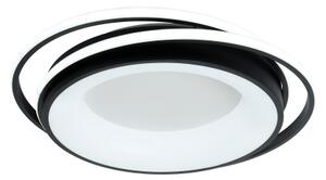 Brilagi - Plafonieră LED dimabilă IRIS LED/84W/230V 47x51 cm neagră + telecomandă