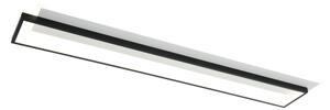 Brilagi - Plafonieră LED dimabilă OUTLINE LED/90W/230V 18x100 cm alb/negru +telecomandă