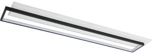 Brilagi - Plafonieră LED dimabilă OUTLINE LED/90W/230V 18x100 cm alb/negru +telecomandă