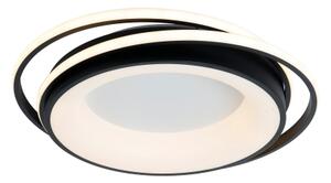 Brilagi - Plafonieră LED dimabilă IRIS LED/84W/230V 47x51 cm neagră + telecomandă