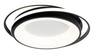 Brilagi - Plafonieră LED dimabilă IRIS LED/84W/230V 47x51 cm neagră + telecomandă