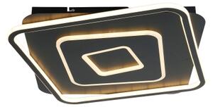 Brilagi - Plafonieră LED dimabilă IRIS LED/98W/230V 50x50 cm neagră + telecomandă