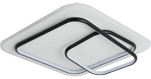 Brilagi - Plafonieră LED dimabilă IRIS LED/81W/230V 50x50 cm alb/negru + telecomandă