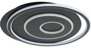 Brilagi - plafonieră LED dimmabilă IRIS LED/83W/230V 46x50 cm neagră + telecomandă
