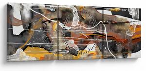 Tablou - Abstract (cu ceas) (90x30 cm)