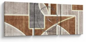 Tablou - Forme (cu ceas) (90x30 cm)