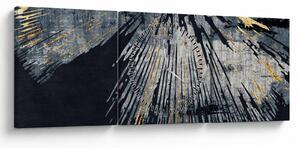 Tablou - Abstract (cu ceas) (90x30 cm)