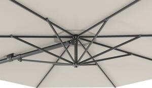 Umbrelă terasă suspendată Soluna Ardennes Ø 300 cm H 251 cm 220 g/mp ecru
