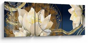 Tablou - Colaj (cu ceas) (90x30 cm)