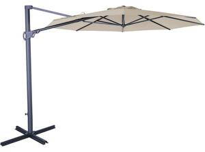 Umbrelă terasă suspendată Soluna Ardennes Ø 300 cm H 251 cm 220 g/mp ecru