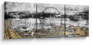 Tablou - Abstract (cu ceas) (90x30 cm)