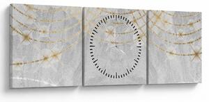 Tablou - Design beton (cu ceas) (90x30 cm)