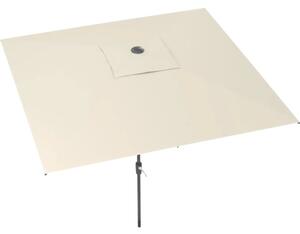 Umbrelă terasă Soluna Sarry 250x250 cm 220 g/mp poliester ecru