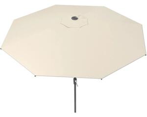 Umbrelă terasă Soluna Sarry Ø 300 cm H 246 cm 220 g/mp poliester ecru