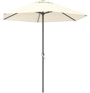 Umbrelă terasă Soluna Nancy Ø 250 cm H 244 cm 160 g/mp poliester ecru
