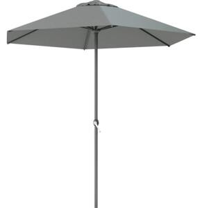 Umbrelă terasă cu stâlp central Soluna Nancy Ø 250 cm H 244 cm 160 g/mp poliester gri închis